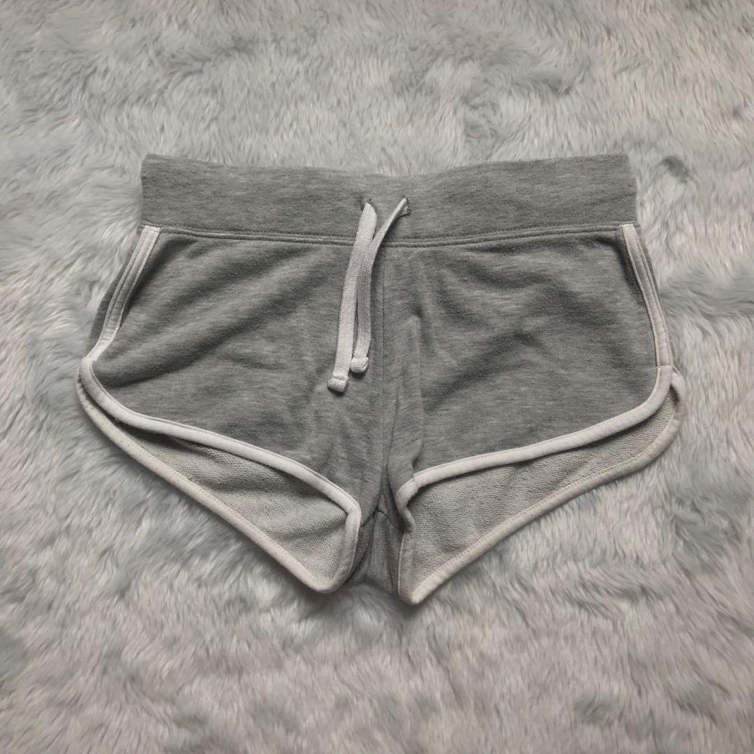H M Gray Dolphin Shorts Women s Fashion Bottoms Shorts on Carousell