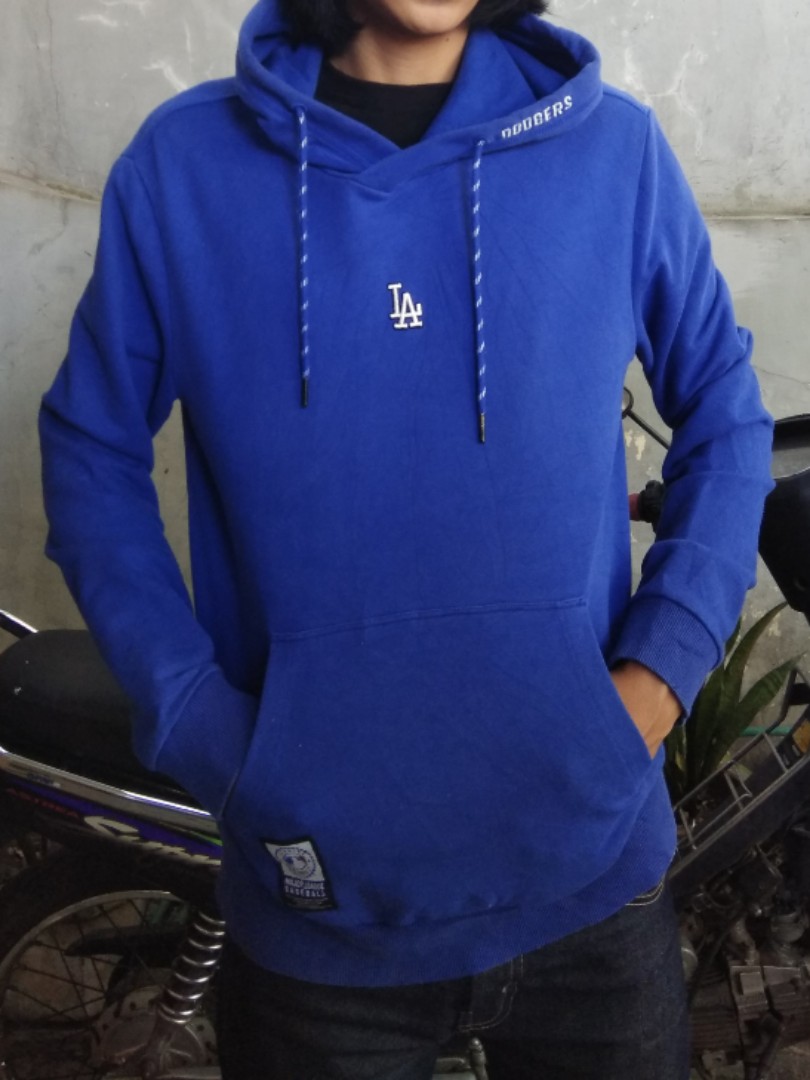 New Era MLB LA Dodgers hoodie with metallic print in black  ASOS