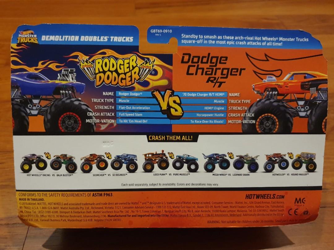 hot wheels monster truck rodger dodger