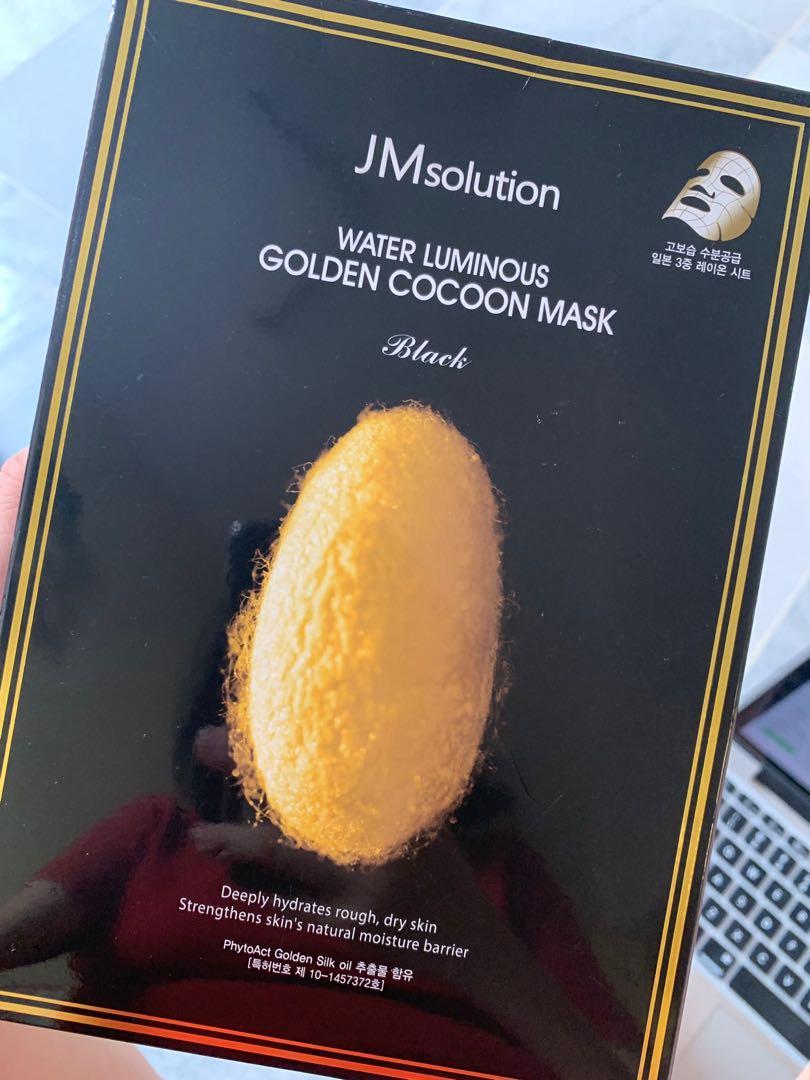 JM Solution Water Luminous GOLDEN COCOON MASK Black, Beauty & Personal ...