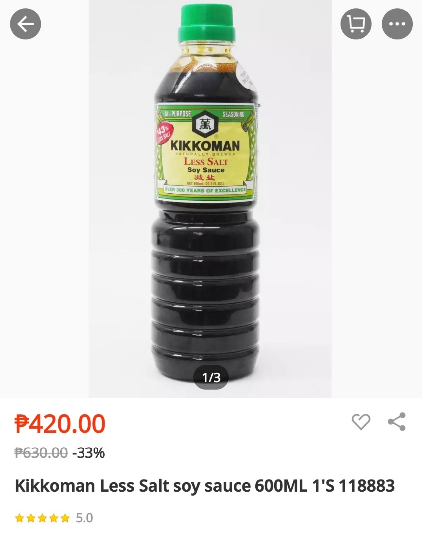 Kikkoman soy sauce buy 1 take 1, Food & Drinks, Spice & Seasoning on Carousell