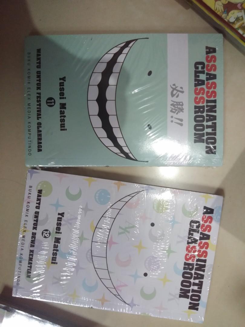Komik Assassination Classroom Ansatsu Kyoushitsu Vol 11 12 Buku Alat Tulis Komik Dan Manga Di Carousell