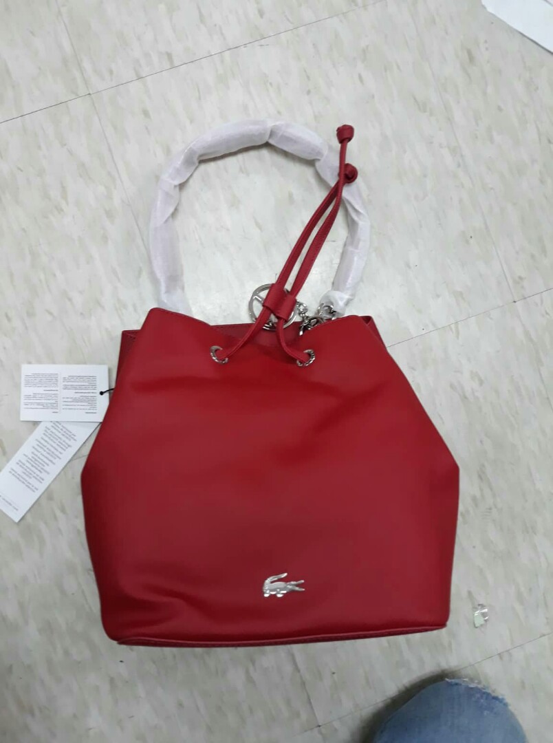 Lacoste Bucket Bag, Luxury, Bags & Wallets on Carousell