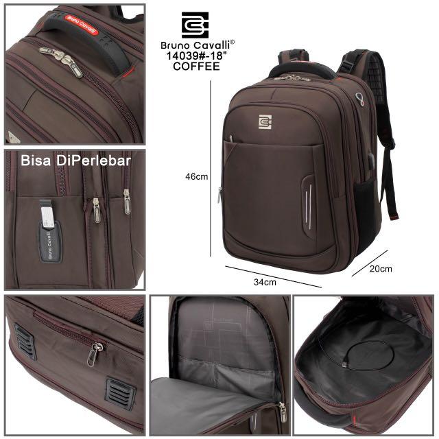 bruno cavalli laptop backpack
