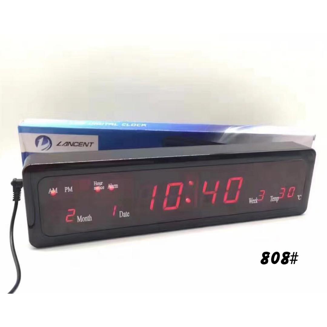 LED Digital Clock #808 (Category: Visual & Hearing Aids) located in Manila. Submitted by magicgerry (Listing ID 240669395, Image 1). Description: Caixing CX-2158 Digital LED Alarm Clock (P575.00) Highlights: > Caixing CX-2158 Digital LED Alarm Clock > Made of plastic > 220 Volts > Size: 21 x 3 x 10 cm > Clear digital and easy to read > Easy to set and install > Has 8 groups of alarm time > Has time memory function > With automatic temperature mea