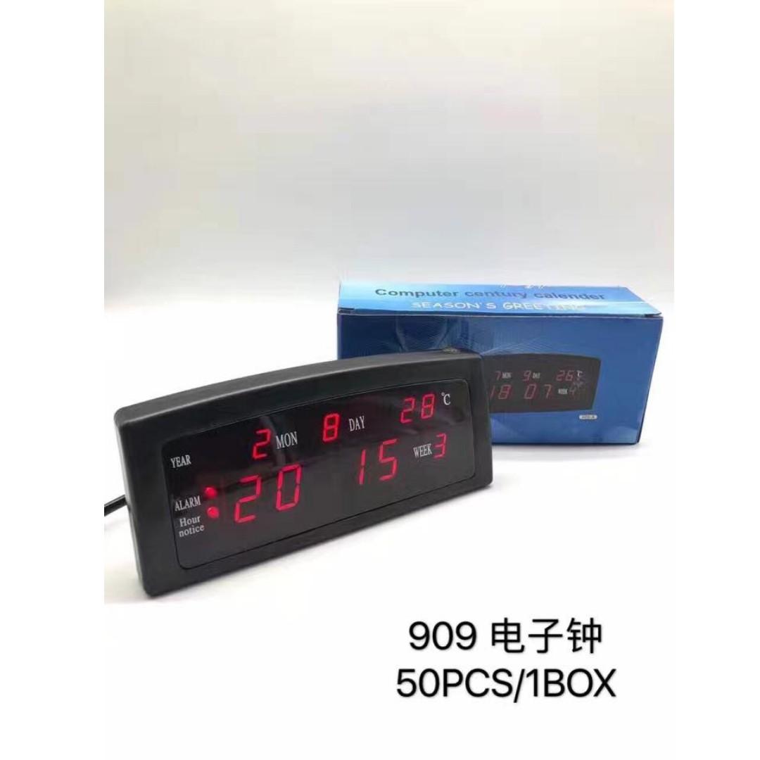 LED Digital Clock #909 (Category: Visual & Hearing Aids) located in Manila. Submitted by magicgerry (Listing ID 240669674, Image 1). Description: Caixing CX-2158 Digital LED Alarm Clock (P575.00) Highlights: > Caixing CX-2158 Digital LED Alarm Clock > Made of plastic > 220 Volts > Size: 21 x 3 x 10 cm > Clear digital and easy to read > Easy to set and install > Has 8 groups of alarm time > Has time memory function > With automatic temperature mea