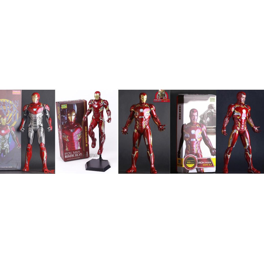 Marvel Avengers Infinity War Spiderman Homecoming Ironman Iron Man Mark 46 47 Armor Figure Statue Toy Toys Games Toys On Carousell