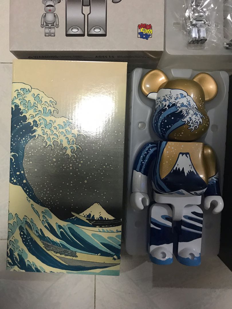 BE@RBRICK 葛飾北斎 25周年 「神奈川沖浪裏」 400% MEDICOM TOY 