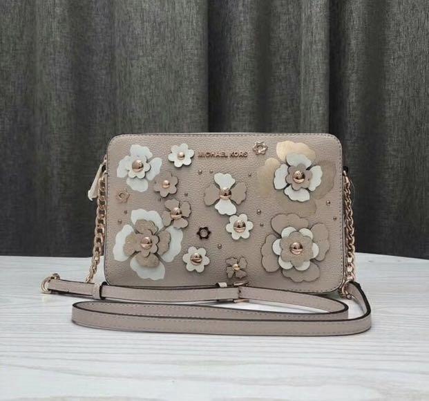 Michael kors floral embellished bag store