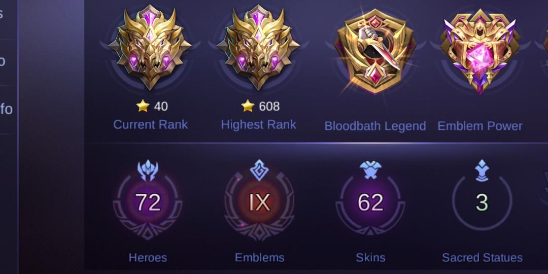 Mobile Legend Toys Games Video Gaming Others On Carousell
