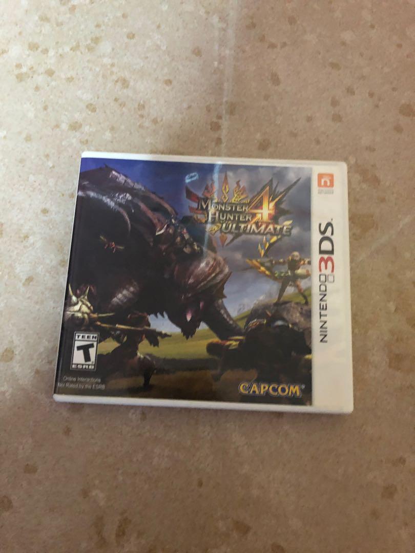 Monster Hunter 4 Ultimate Nintendo 3ds Toys Games Video Gaming Video Games On Carousell