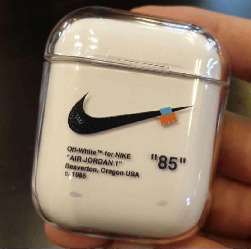 OFF WHITE X NIKE] airpods case, Mobile 