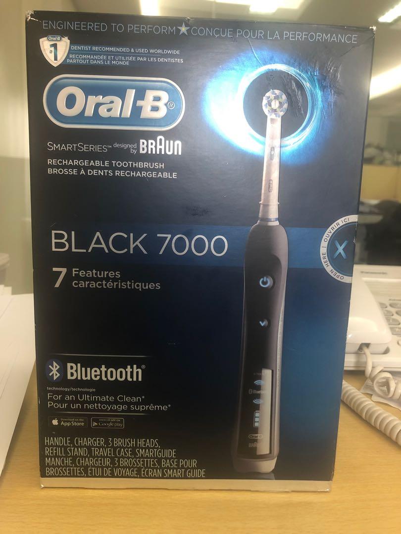 Oral-B Black 7000 Pro SmartSeries Rechargeable Toothbrush, Beauty