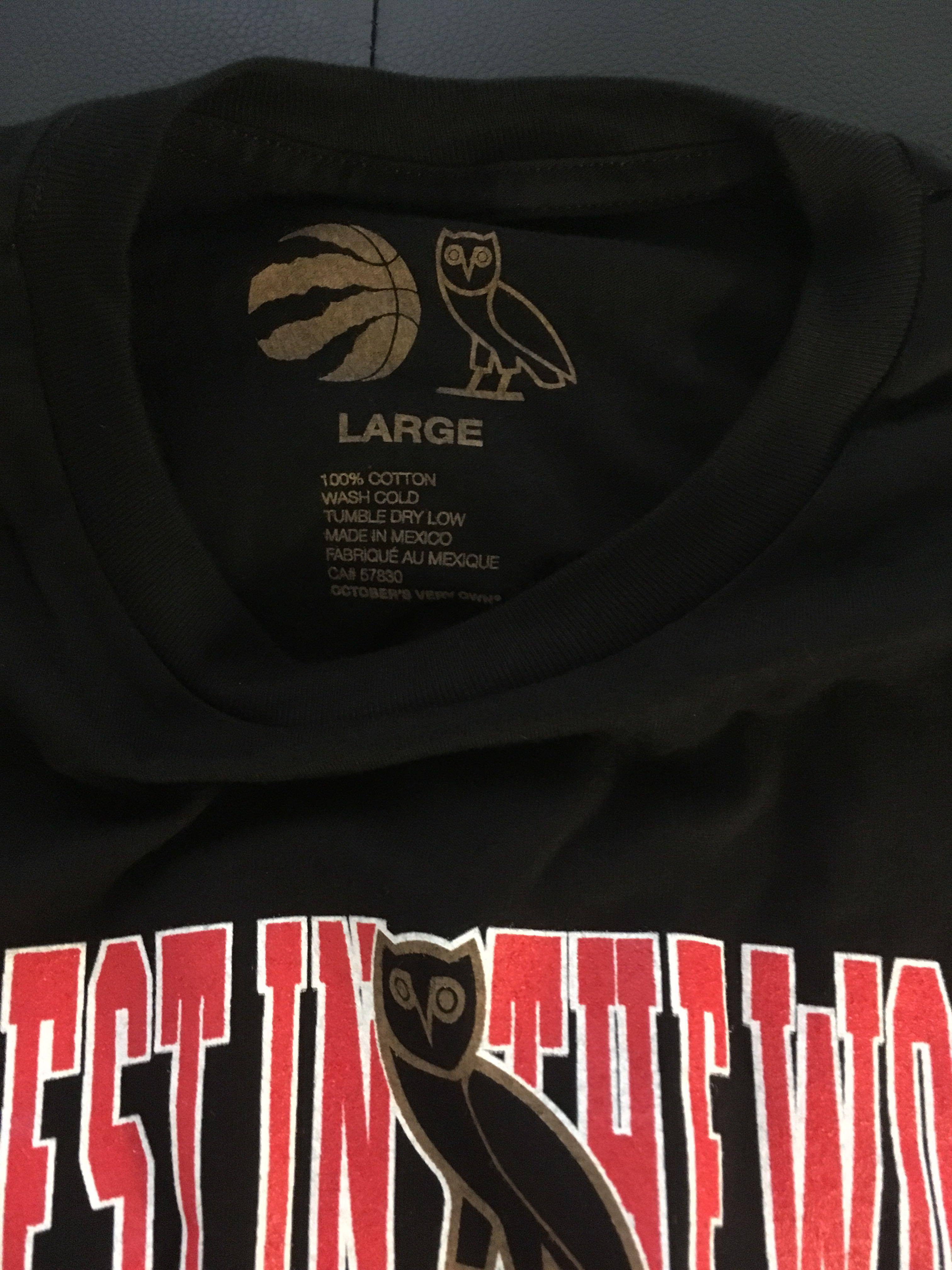 Ovo raptors champion shirt outlet