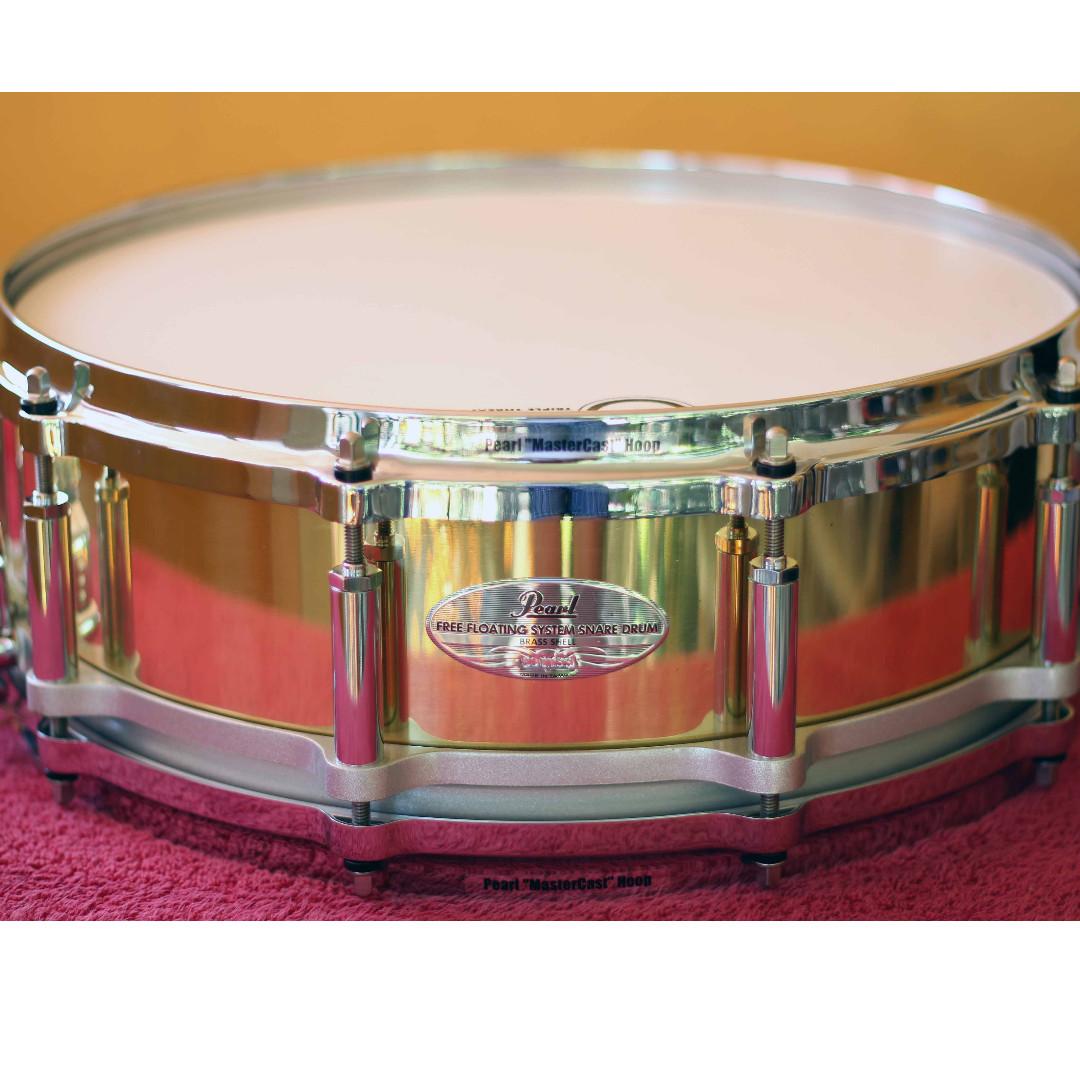 Pearl Fb1450 C Free Floating Messing Brass Snare 14 X 5 Music Media Music Instruments On Carousell