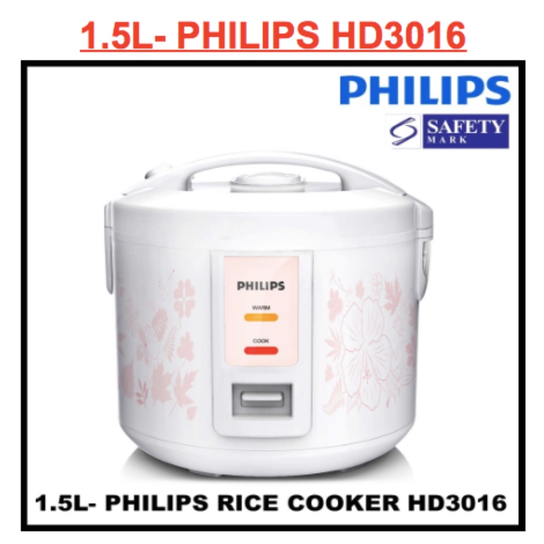 PHILIPS Daily Collection Rice Cooker HD3016 (2 years warranty), TV