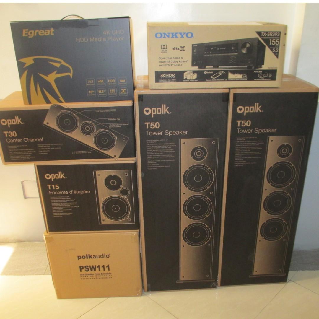 Polk Audio T Series Onkyo Tx Sr393 And Egreat Audio Soundbars Speakers Amplifiers On Carousell We evaluated the receiver and gave 43 overall score out of 100. polk audio t series onkyo tx sr393 and