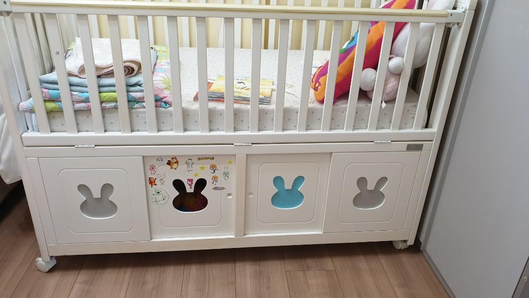 preloved ) Baby cot, Babies & Kids, Baby Nursery & Kids Furniture