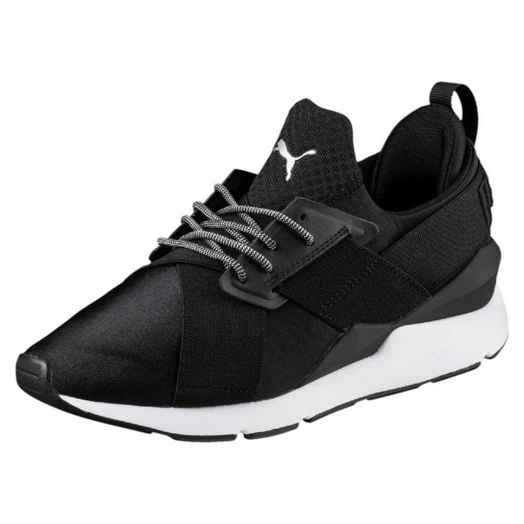 Puma muse hot sale black and white