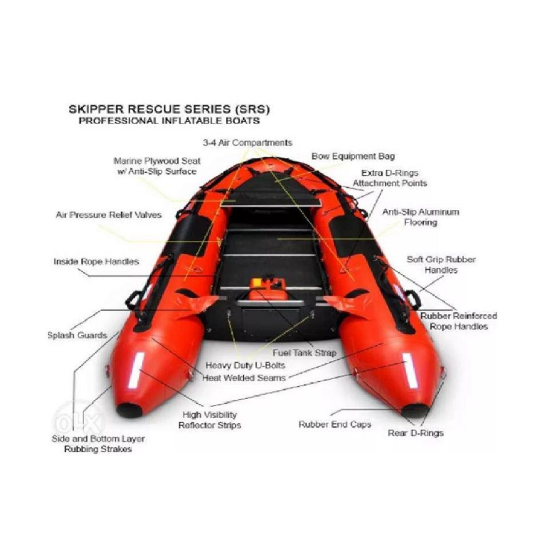 Rescue Boat - Military Boat Inflatable boat, Sports Equipment, Sports &  Games, Water Sports on Carousell
