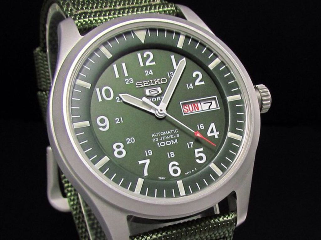 new seiko field watch