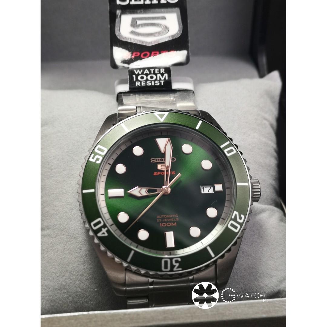 SEIKO SRPB93 Green Dial Sunburst AUTOMATIC Brand New (Category: Men's Watches) located in Pasig City. Submitted by kylejarque (Listing ID 240620752, Image 2). Description: .