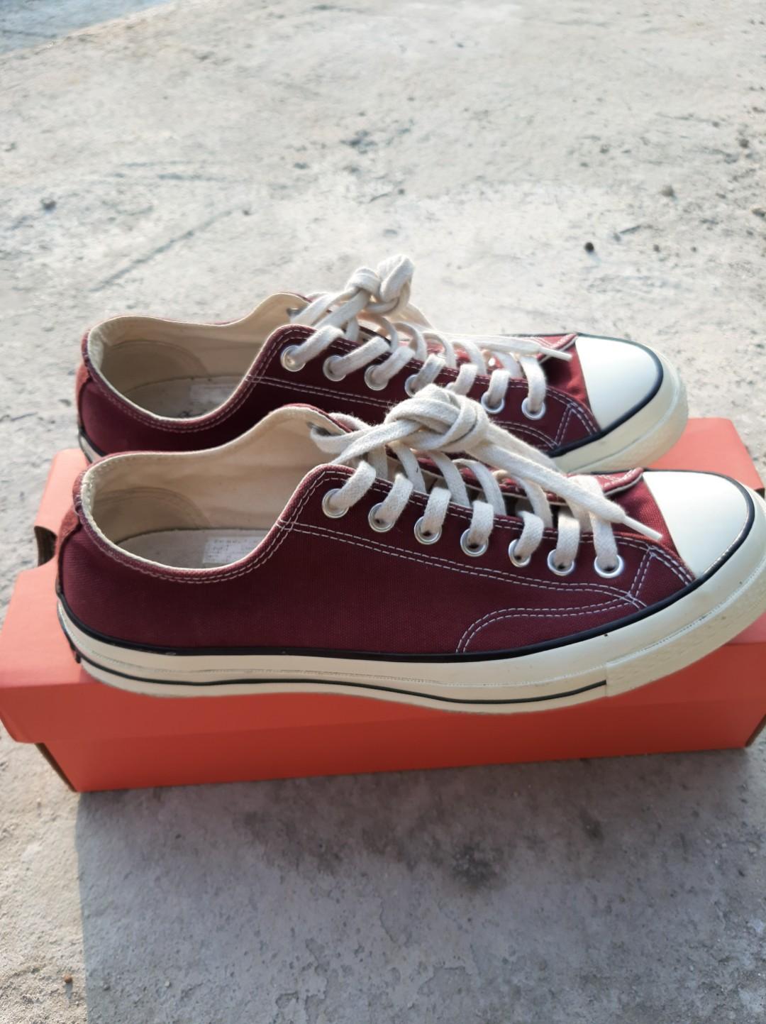 converse 70s burgundy