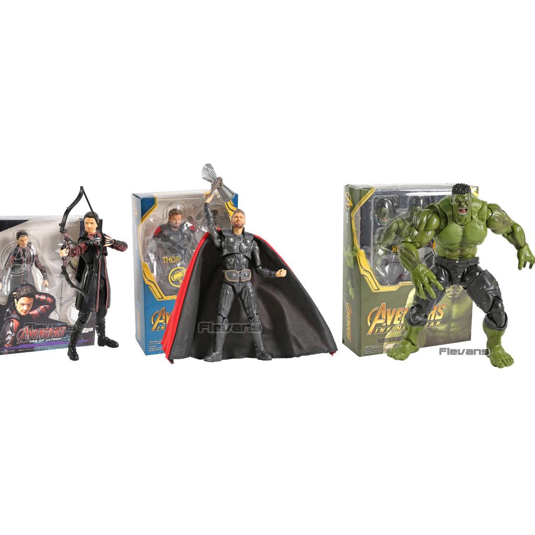 Shf Avengers Infinity War Hulk Hawkeye Thor Stormbreaker Mjolnir Toy Toys Games Toys On Carousell