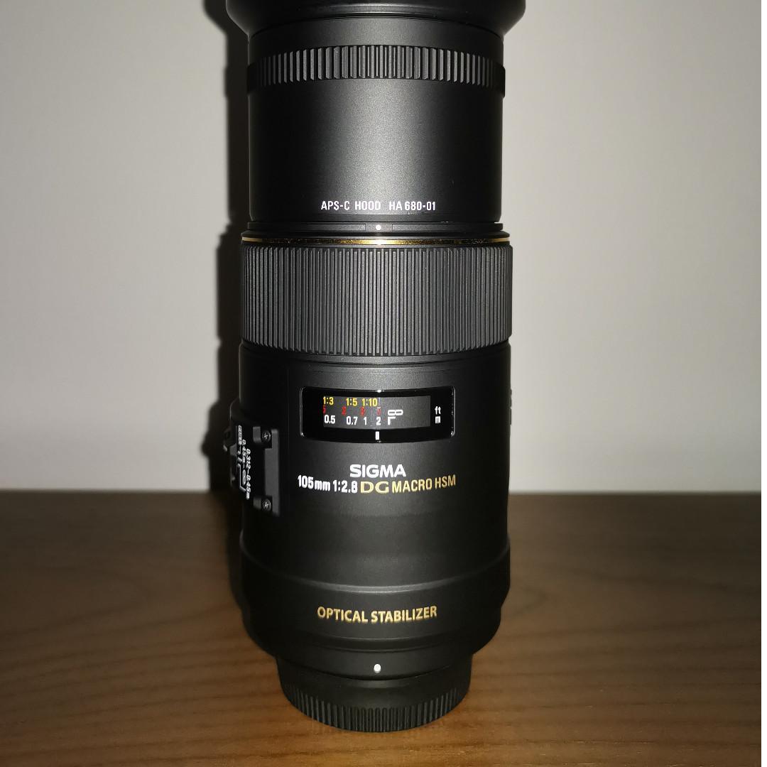 Sigma 105mm EX DG OS HSM Macro Lens For Nikon F
