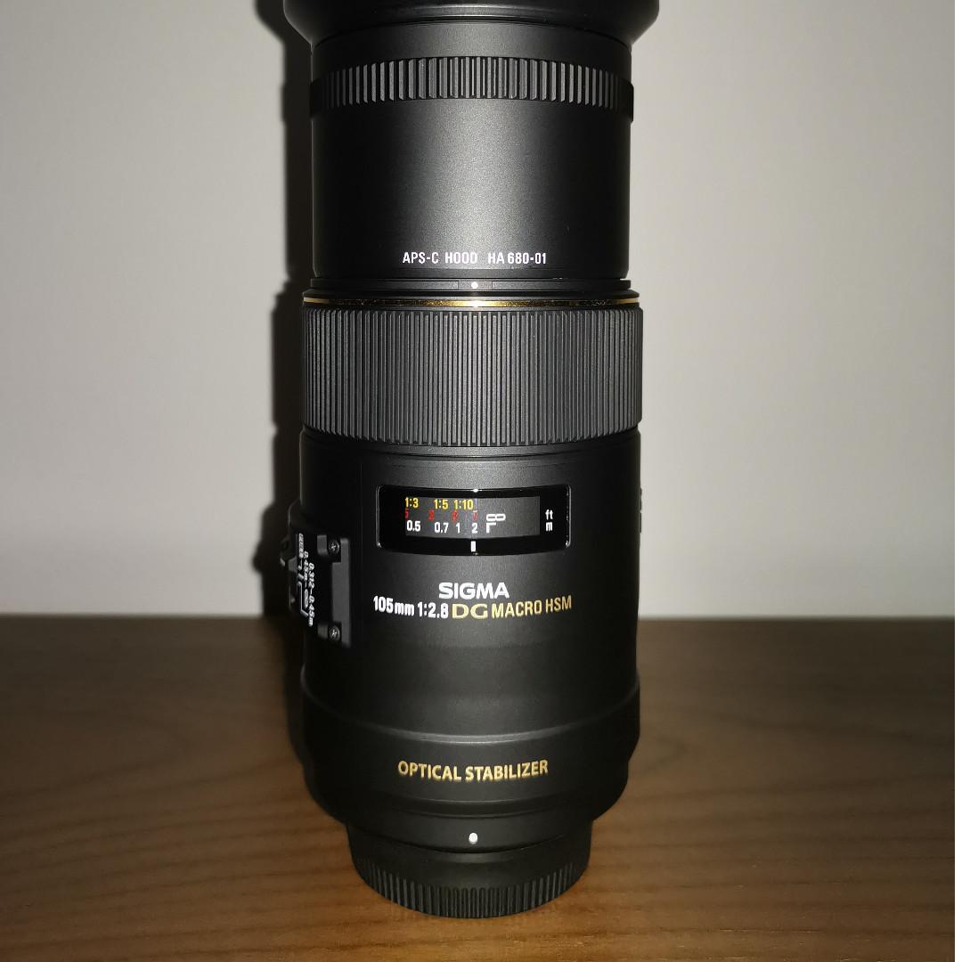 Sigma 105mm F2 8 Ex Dg Os Hsm Macro In Great Condition Nikon Mount Photography Lenses On Carousell