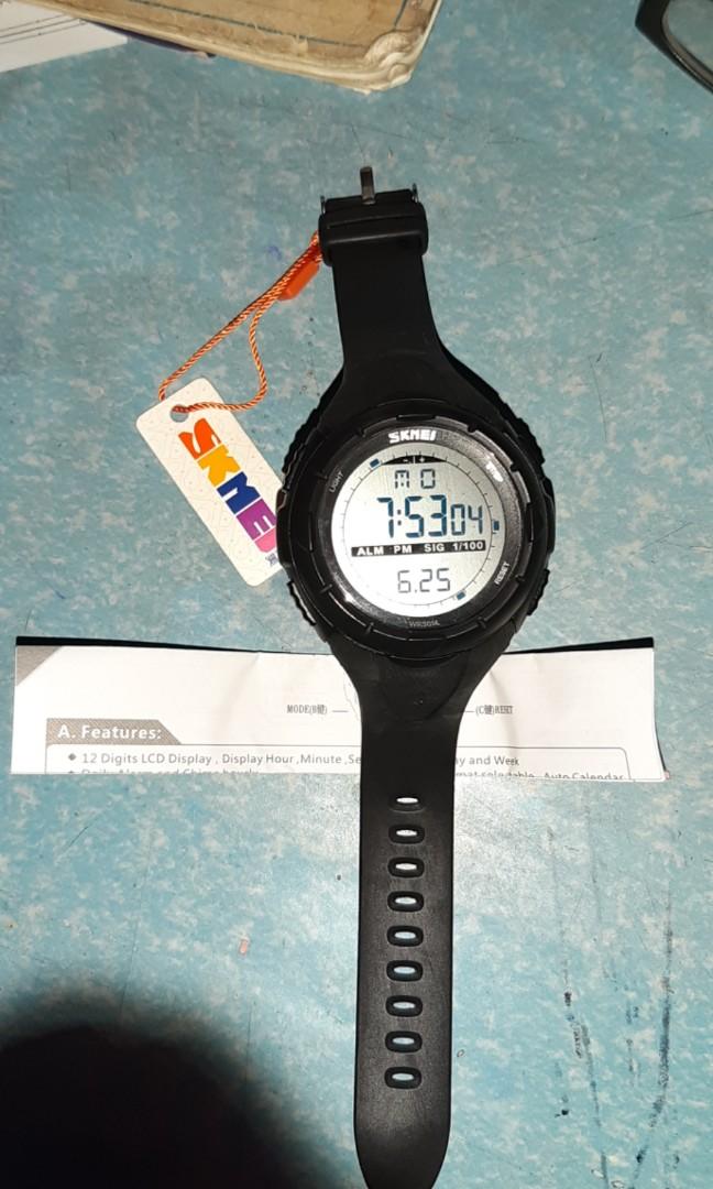 skmei 6 digits digital watch