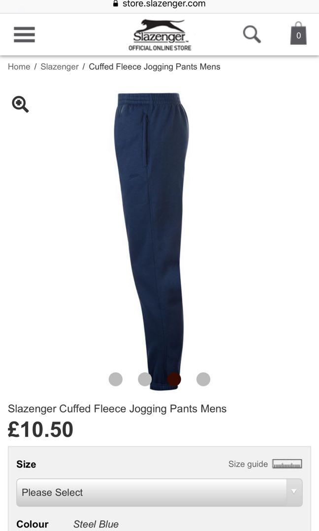 slazenger cuffed joggers
