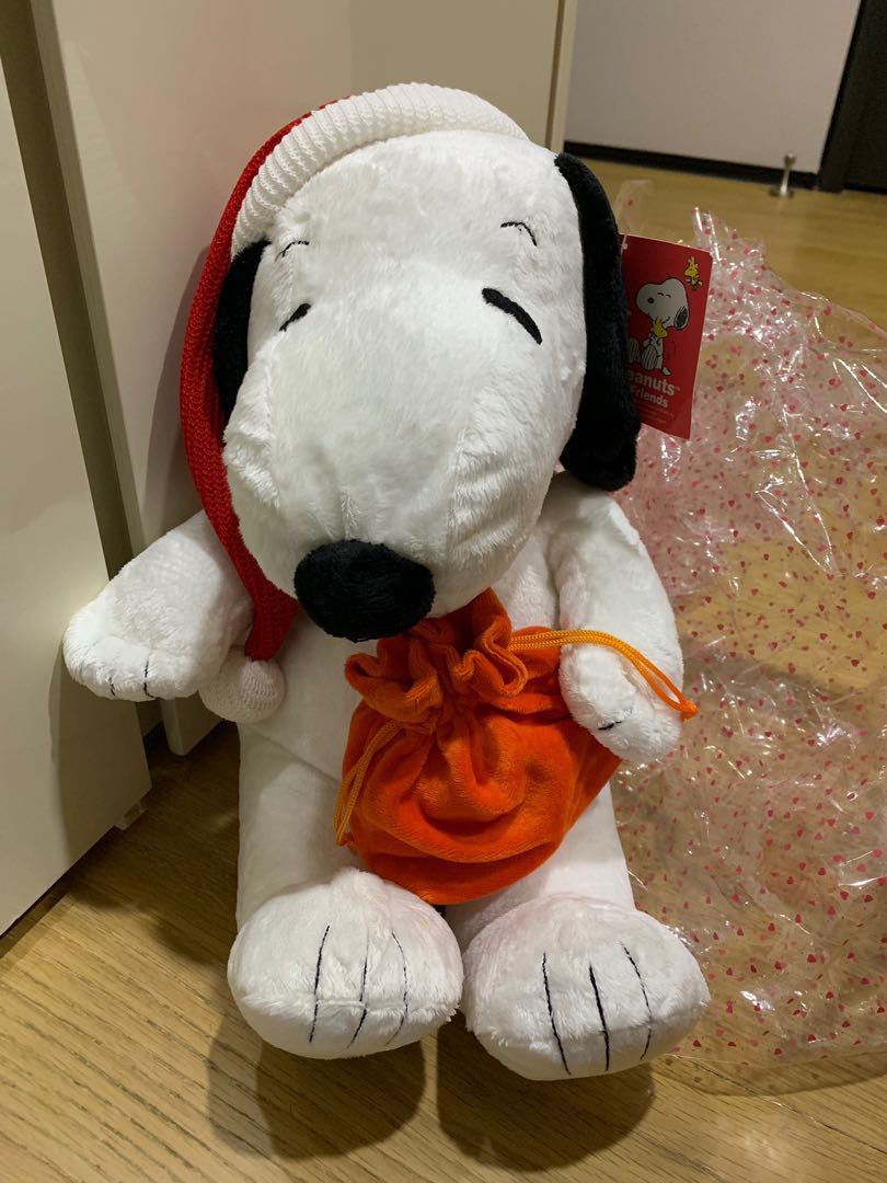 snoopy christmas plush