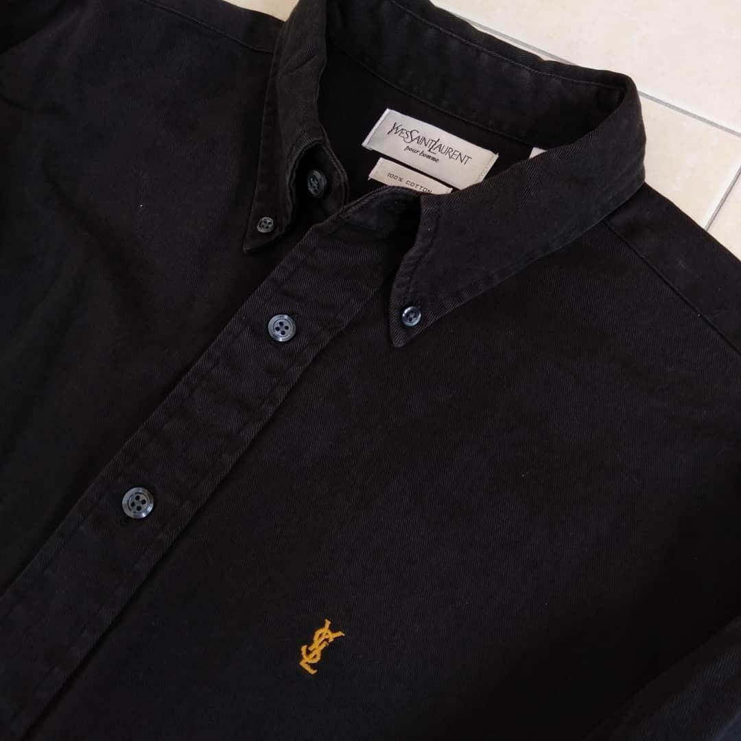 saint laurent black shirt