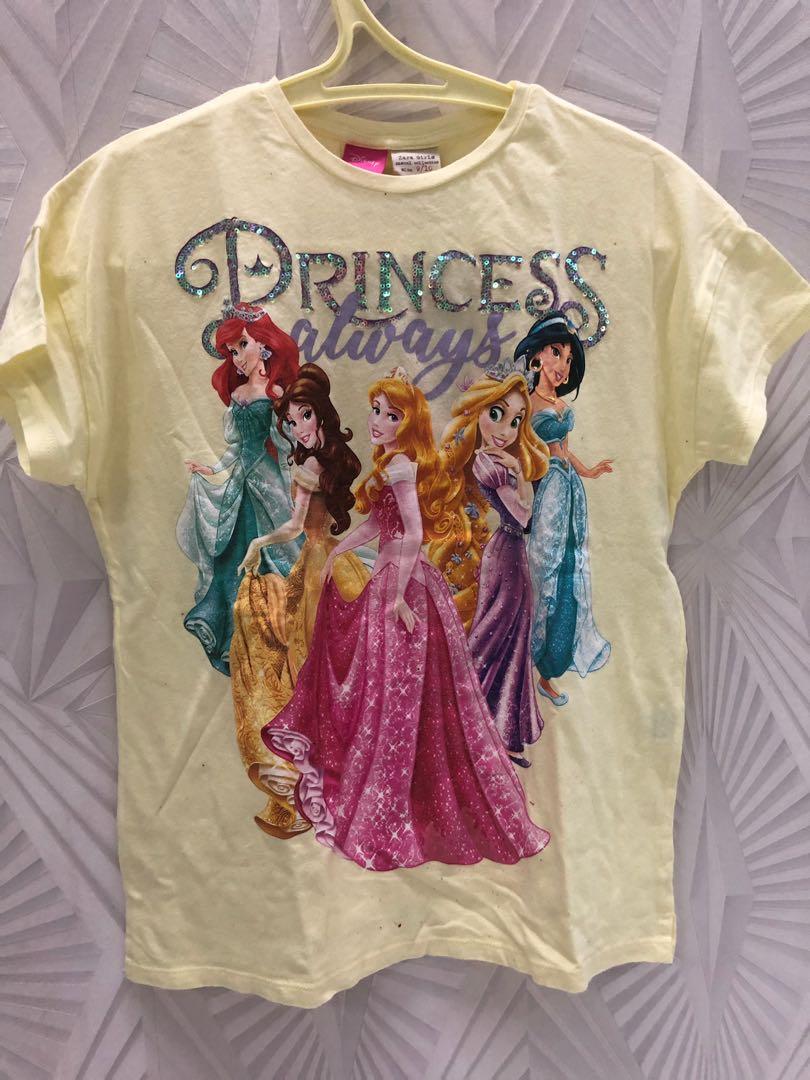 Zara Disney princess Bayi Anak Baju Anak Perempuan 8 hingga 12