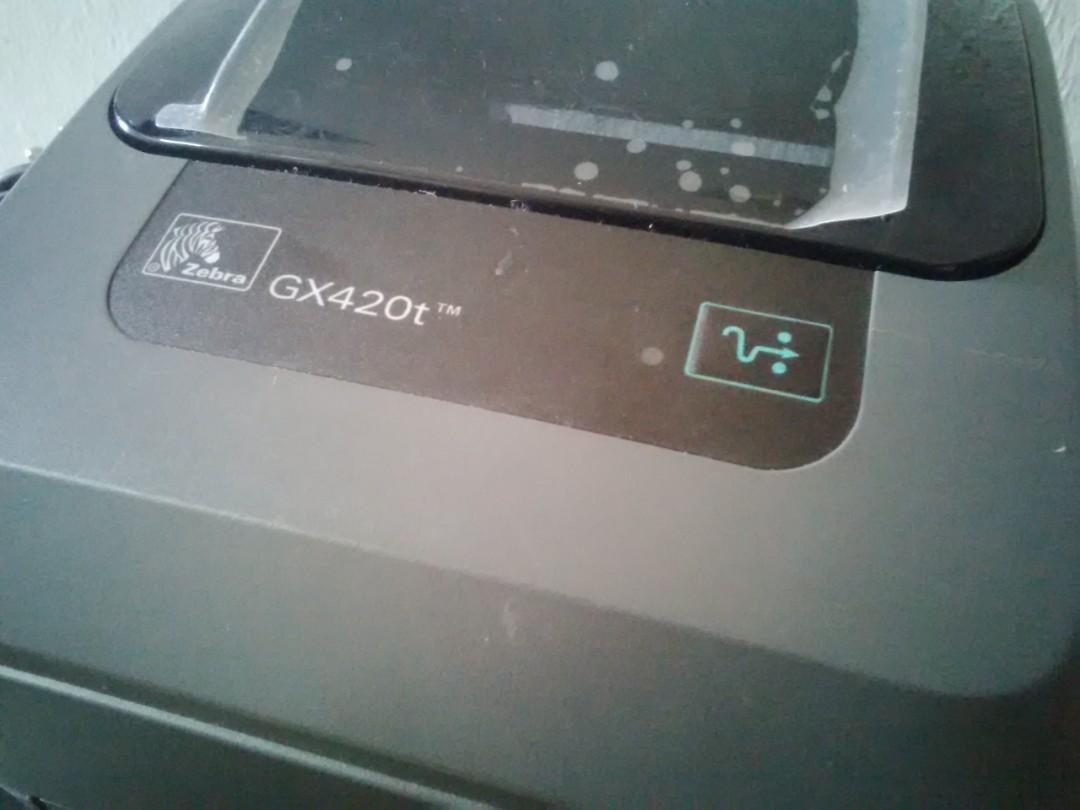 Zebra GX420t Label barcode printer, Computers & Tech, Printers