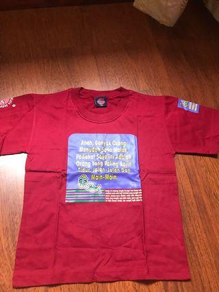 Kaos anak Joger baru 7-8 tahun