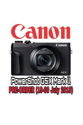 Canon PowerShot G5X Mark ll PRE-ORDER (19-30 July 2019)