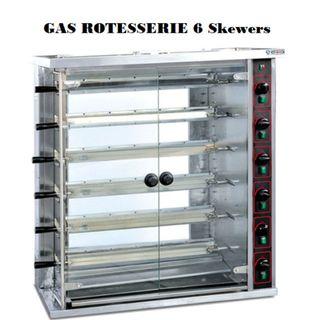 Gas Rotisserie (6 Skewers)
