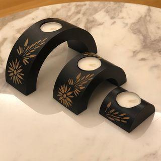 泰式一式三款茶蠟燭台 Thai Style Tea Light Candle Holder