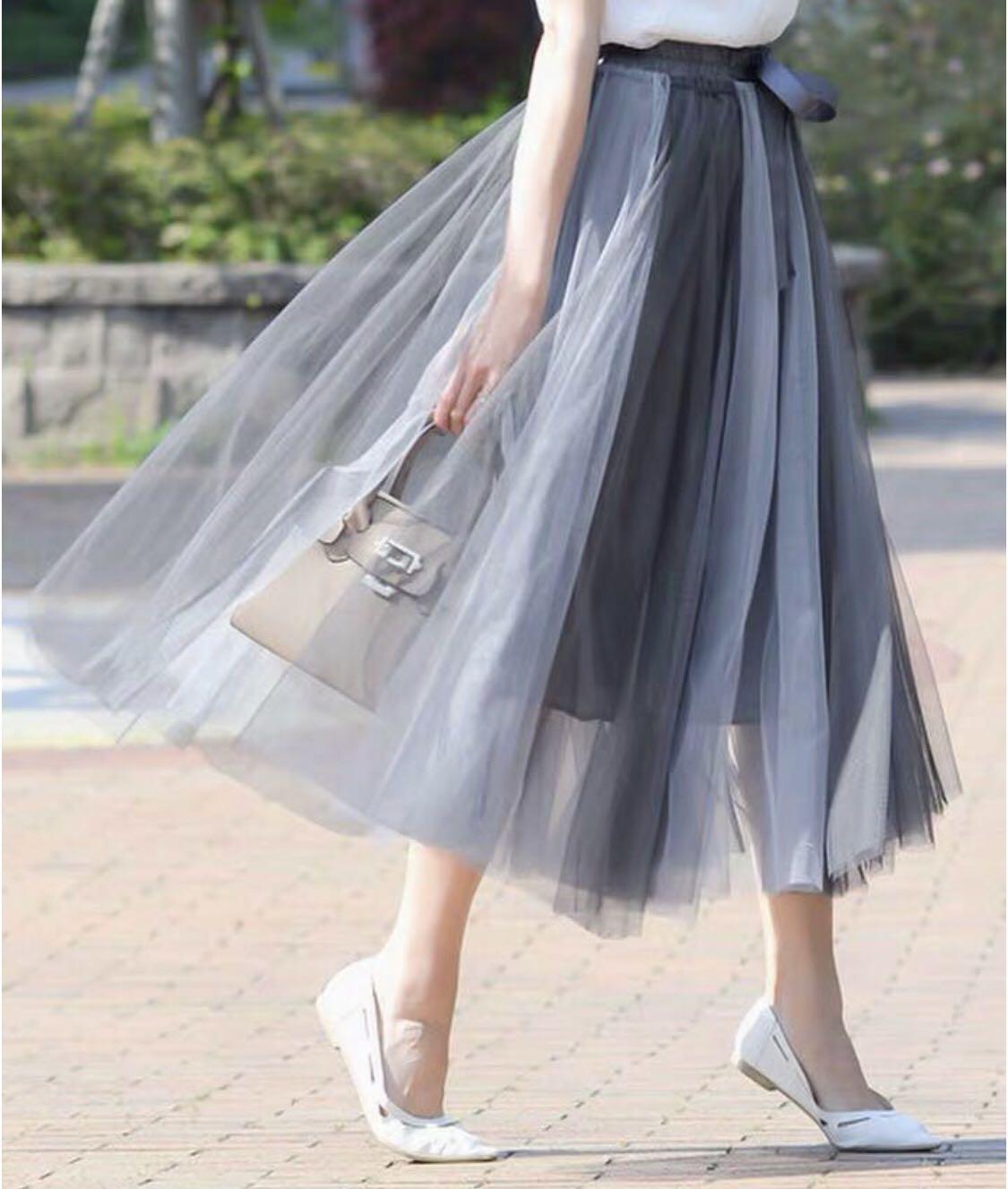 Acka／tiered tulle skirt 新品未使用　タグ付き acka tiered tulle skirt