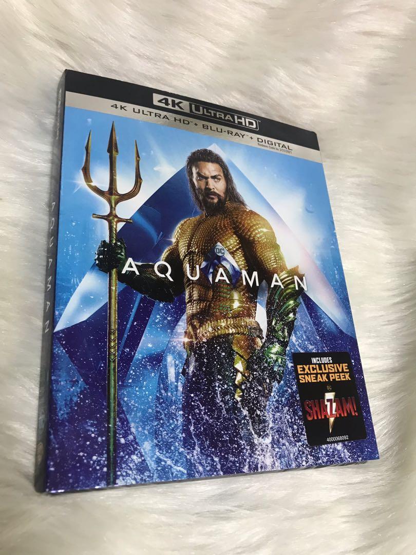 4k Ultra Hd Aquaman 中文字幕 音樂樂器 配件 Cd S Dvd S Other Media Carousell