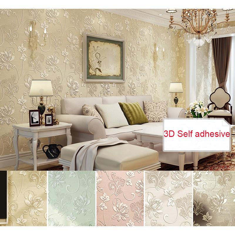 5mx53cm 3d Self Adhesive Wallpaper Wall Sticker Home Decor For