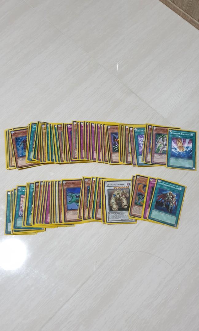 98 pieces of Yugioh Cards in protection sleeves for sales, Hobbies & Toys,  Toys & Games on Carousell