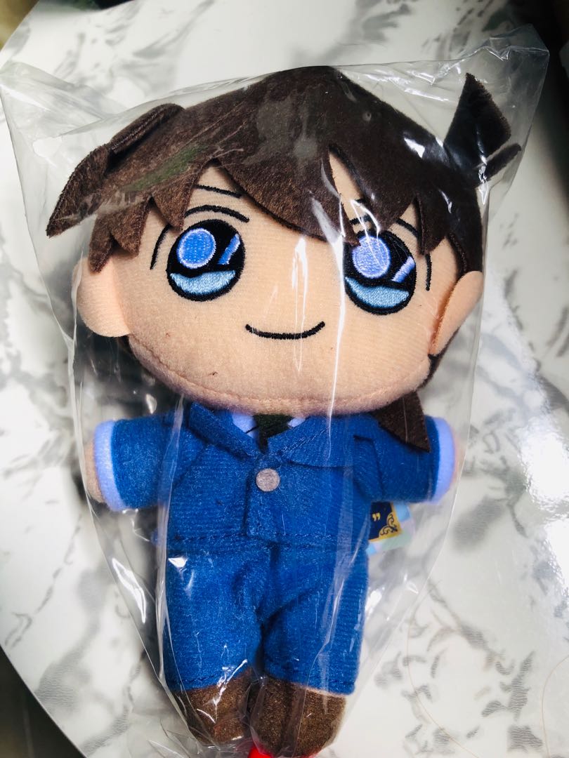Detective Conan Case Closed Mascot Keychain Toy Plush Doll Shinichi Kudo SG0975 
