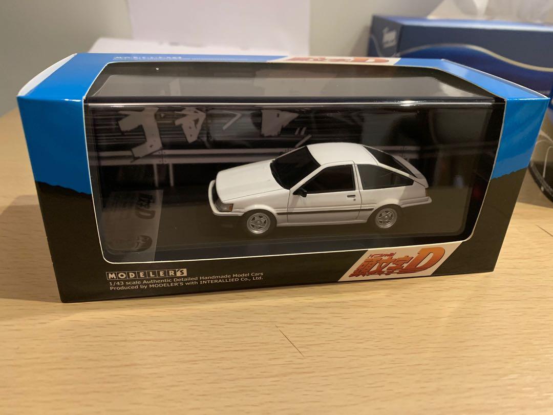 罕有絕版hi Story Modelers 頭文字d Initial D 1 43 武內樹toyota Levin Sr Ae85 模型車 玩具 遊戲類 玩具 Carousell