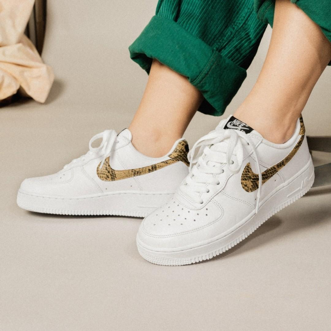 Nike af1 new arrivals ivory snake