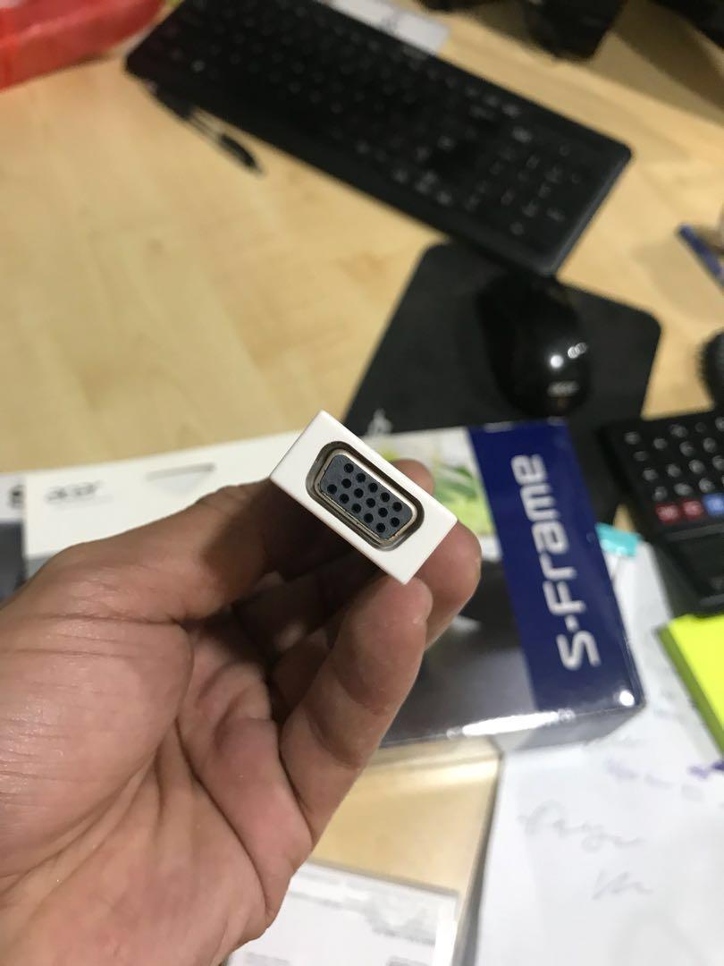 Acer VGA to HDMI Adaptor, Computers & Tech, Parts & Accessories, Cables