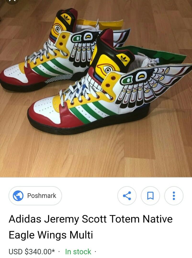 Adidas Jeremy Scott Men s Fashion Footwear Flipflops and Slides