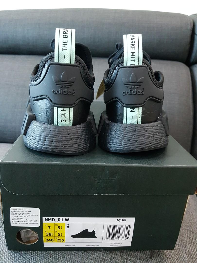 Nmd r1 core black clear mint top